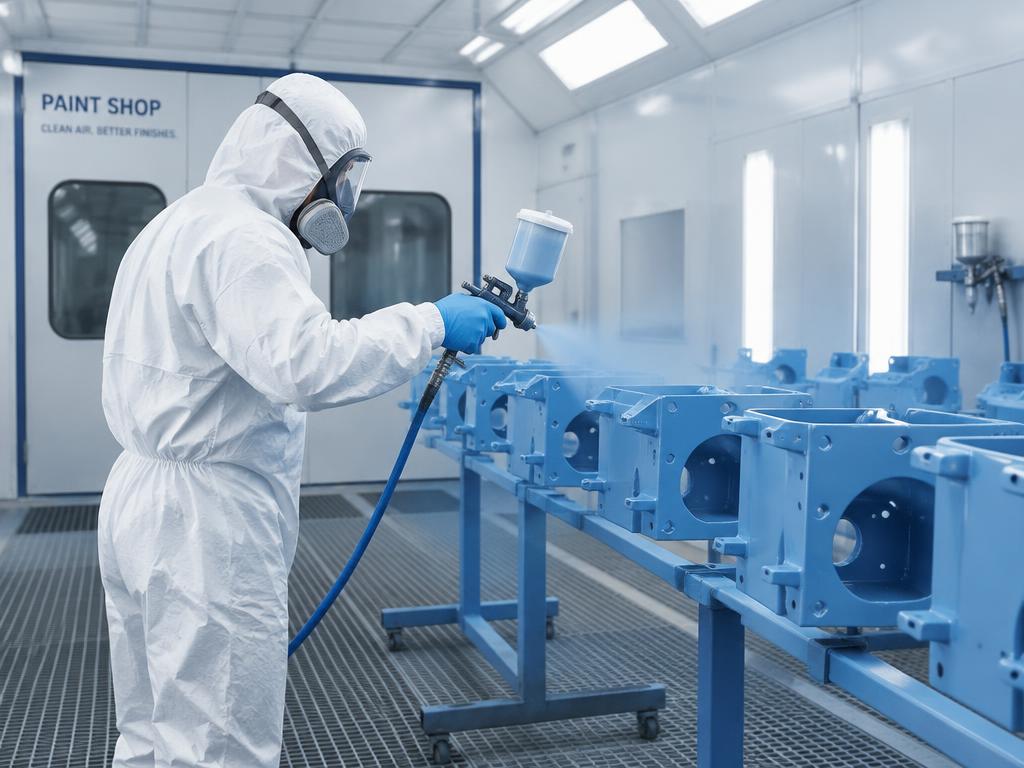 พ่นสี Powder Coating ชิ้นส่วนรถยนต์